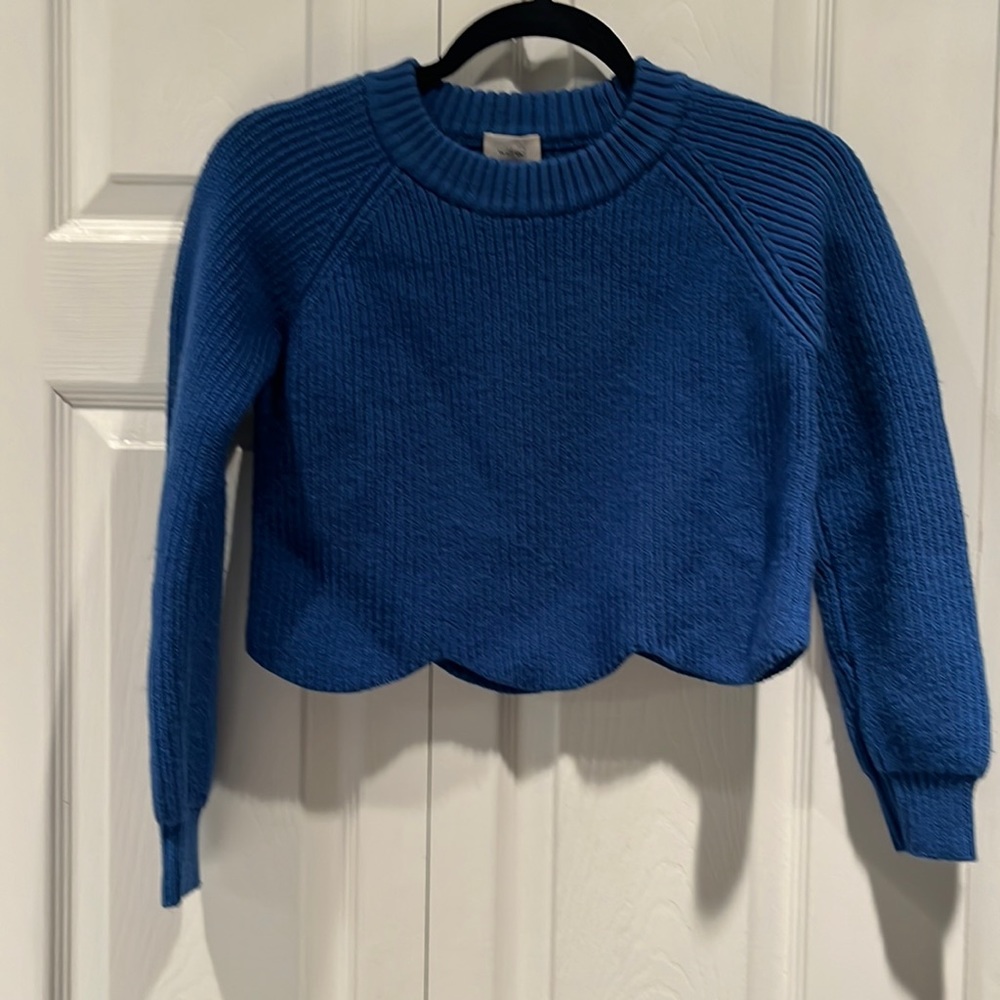 ❤️Sold❤️Wilfred Sardou Blue Sweater - Picture 1 of 7